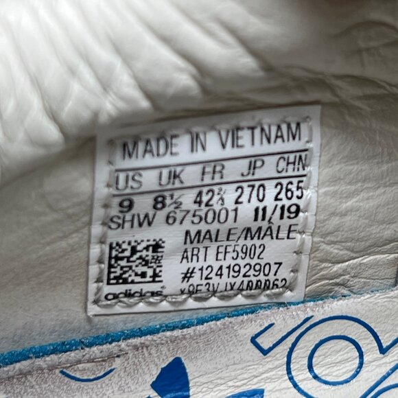 Adidas SC Premiere Sneakers Mens Size 9 Off White Leahter Low Lace Athletic Shoe - Picture 12 of 12